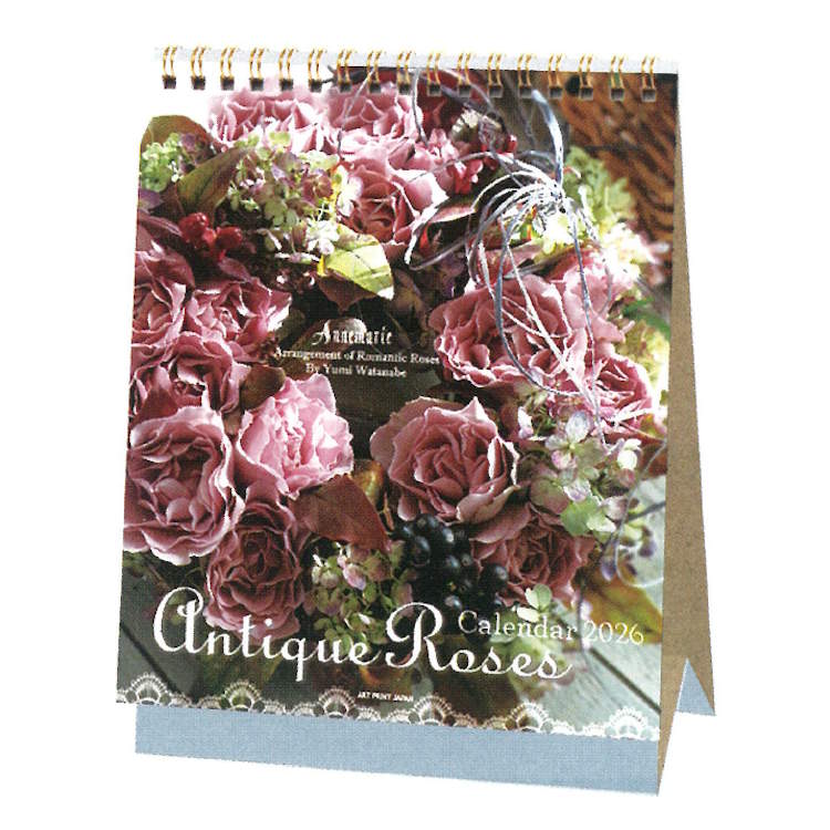 アンティークローズ 2026年カレンダー 1000136908 卓上 リング 174666