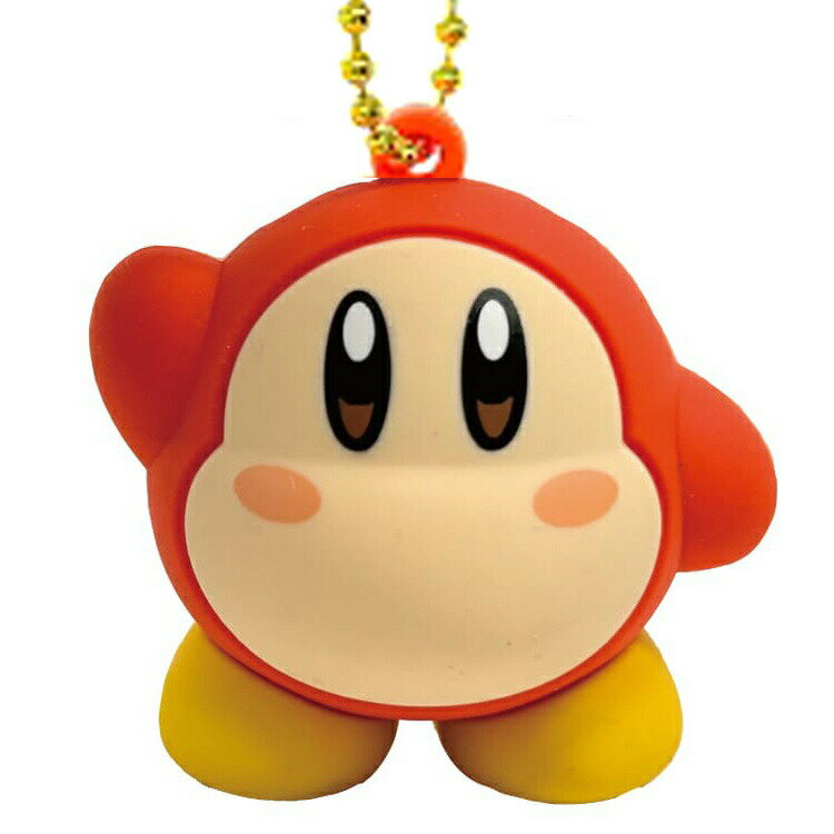 星のカービィ 17919 ぷっくりラバーマスコット ボールチェーン ワドルディ