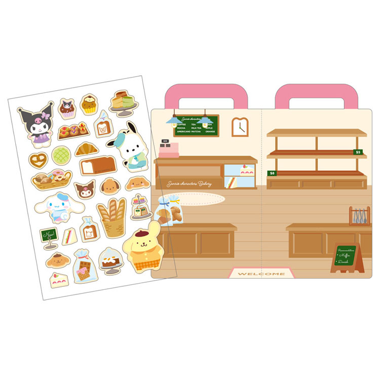 サンリオキャラクターズ エンジョイステッカーセット まちのパン屋さん 261765 SANRIO