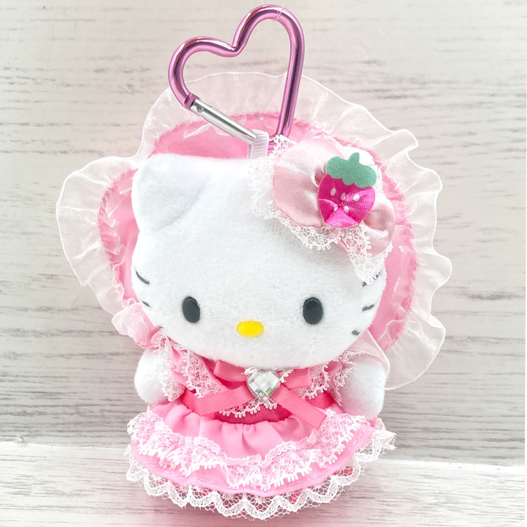 ハローキティ ラブリーフリルマスコットキーホルダー ロリータ ピンク 996398 Hello Kitty サンリオ