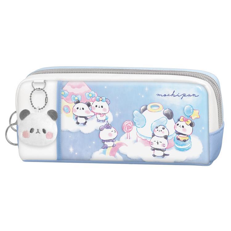 もちもちぱんだ ツインファスナーペンケース もちぱんタウン 281912 パンダ mochipan