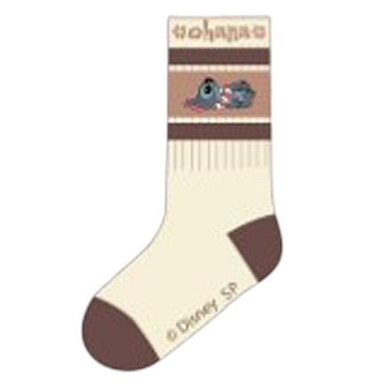 スティッチ カラフルラインソックス レディース スティッチねそべり 142454 ディズニー リロ&スティッチ