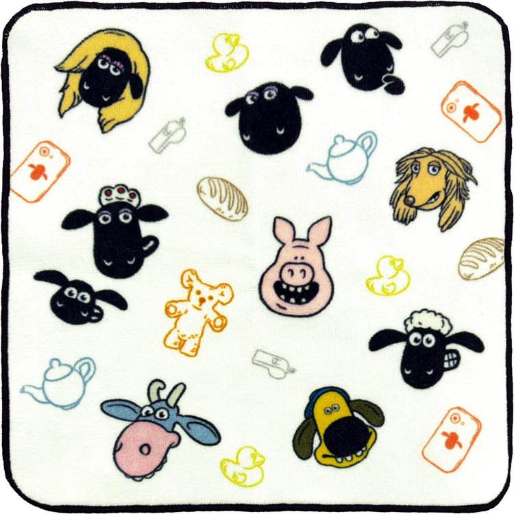 ひつじのショーン プチタオル 088547 キャラクターマップ