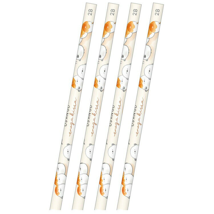 4本セットずっとシマエナガ 鉛筆2B丸 おだんごエナガ 282063 第9弾 しまえなが 小鳥