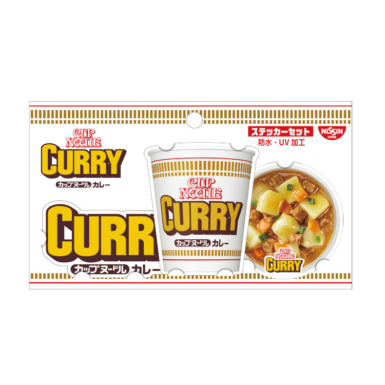 乐天商城 - CUPNOODLE ステッカーセット カレーヌードル 513379