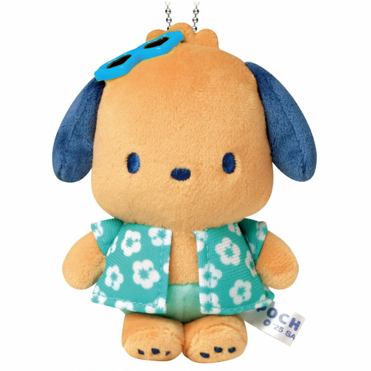 ポチャッコ マスコットキーホルダー 064668 ナイトパーティー 日焼け×ナイトプール SANRIO サンリオキャラクターズ