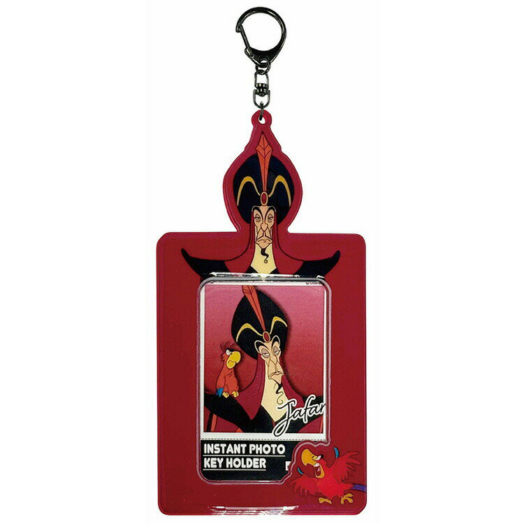 ディズニー ヴィランズ 17950 インスタントフォトキーホルダー ジャファー vol.2 推し活グッズ Disney アラジン 赤 レッド