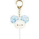 シュガーココムー アクリルキーホルダー チューポップキャンディ ポップ ローリーとポップのキャンディデイ ブルー ペロペロキャンディ型