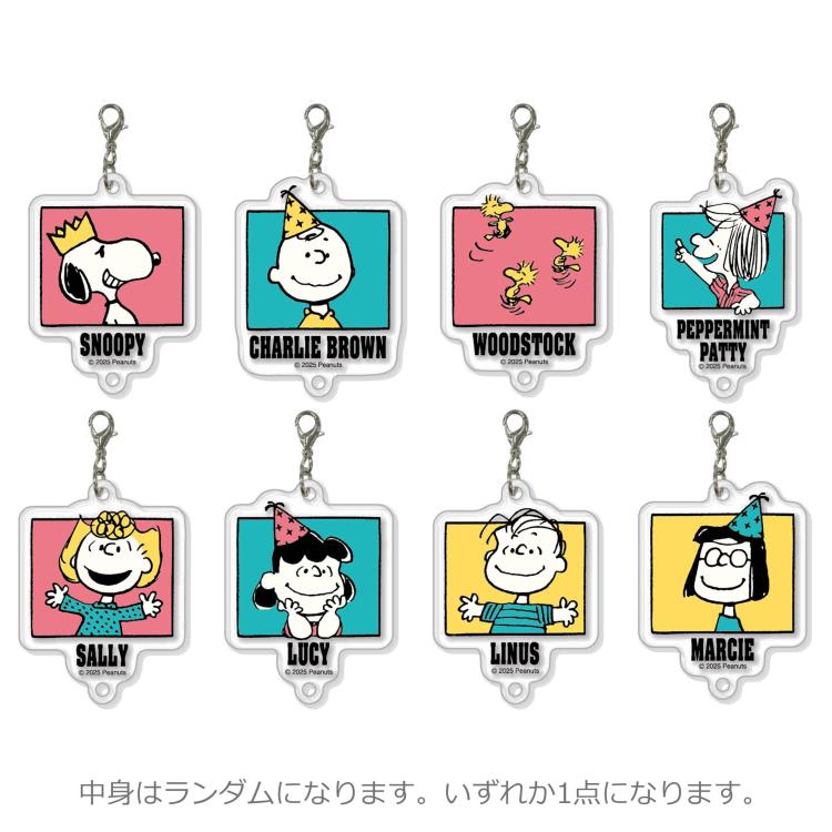 【中身はランダム】スヌーピー つながるアクリルチャーム 284797 75th SNOOPY ピーナッツ