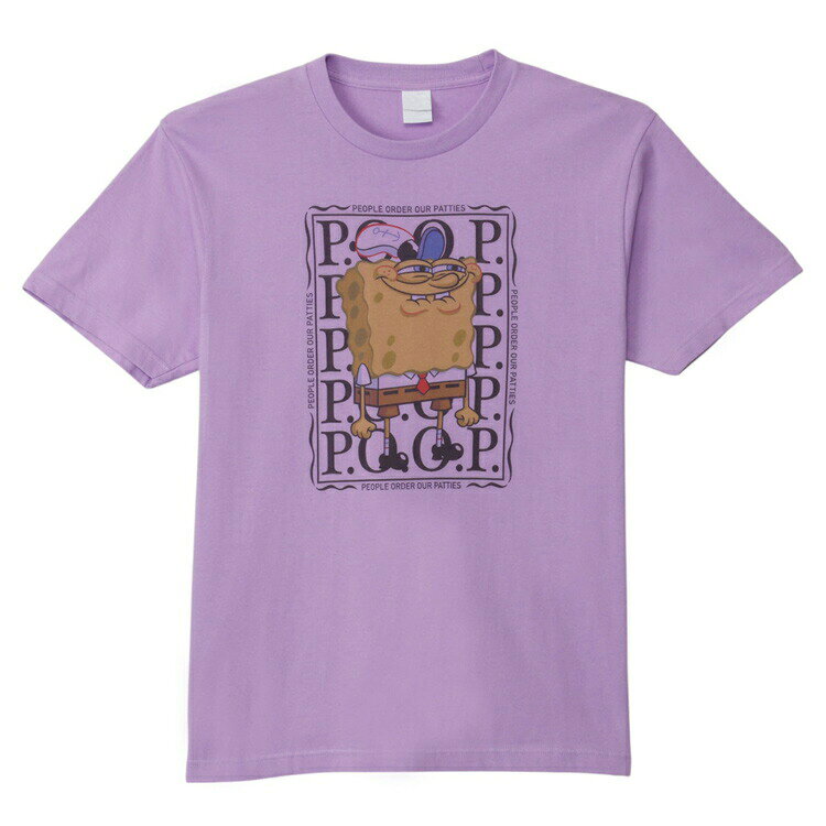 スポンジボブ Tシャツ にっこり L ティーシャツ 服 半袖 ファッション キャラティ キャラT 158417