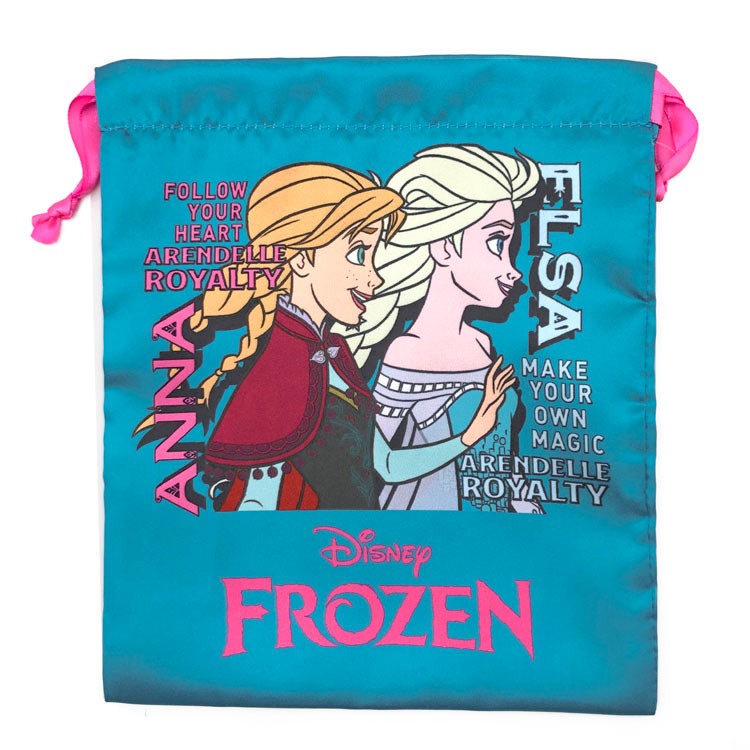 Drawstring Bags - アナと雪の女王 リボン巾着 横顔 208396 Disney ディズニー