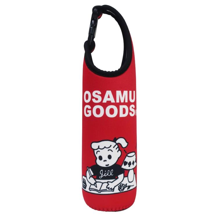 オサムグッズ ペットボトルカバー600 ジルRD 217189 OSAMU GOODS 原田治