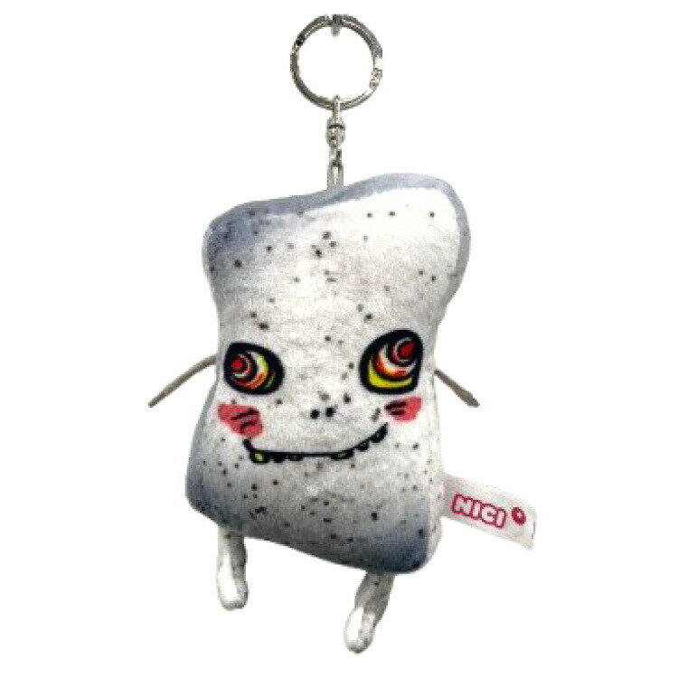 NICI ビーンバッグ 妖怪 ぬりかべ 10cm 妖怪魔混大百科 ちづるん ニキ キーリング キーホルダー