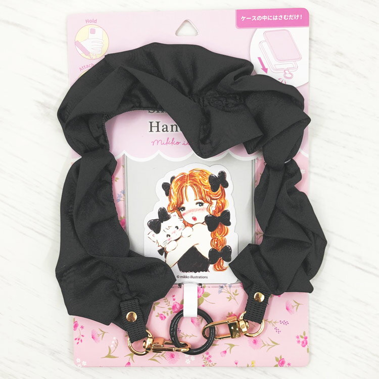 mikko illustrations マルチリングプラスハンドストラップ ブラック 572703 ミッコ