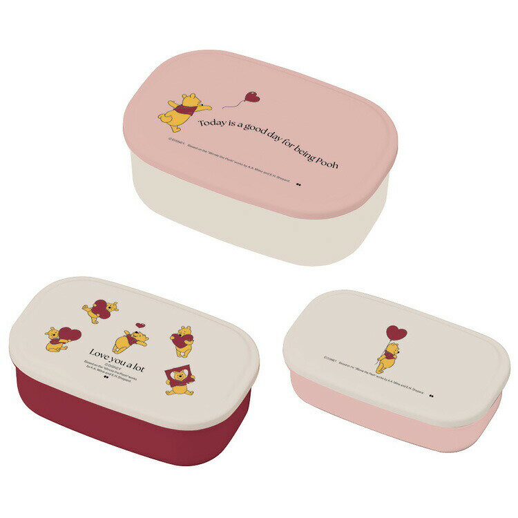 くまのプーさん シールランチ3P 606570 HEART Disney ディズニー