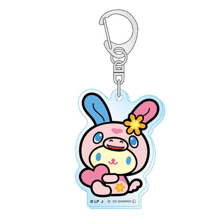 乐天商城 - ウサハナ アクリルキーホルダー アクキー アクセント ロディ×サンリオキャラクターズ 609757