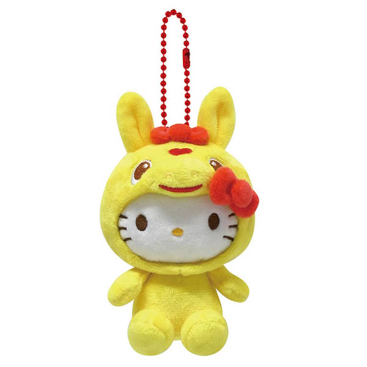 ハローキティ ボールチェーンマスコット ぬいぐるみ ダイカット アクセント ロディ×サンリオキャラクターズ 609412