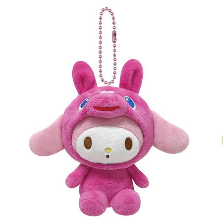 マイメロディ ボールチェーンマスコット ぬいぐるみ ダイカット アクセント ロディ×サンリオキャラクターズ 609429