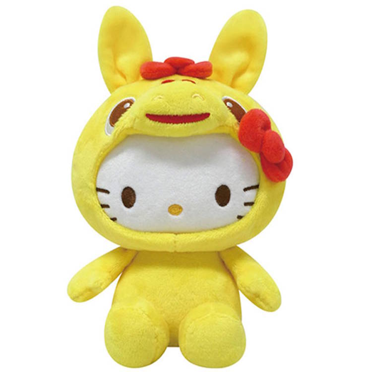 乐天商城 - ハローキティ ぬいぐるみ 置物 おきもの 癒しグッズ ロディ×サンリオキャラクターズ 609474