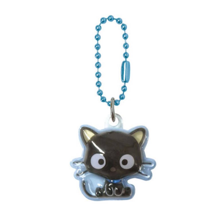 チョコキャット ぷっくりったいプチボールチェーン キーホルダー ダイカット マスコット 立体 610104のサムネイル