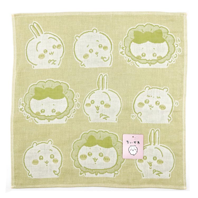 乐天商城 - ちいかわ 41-1301080 ウォッシュタオル 汁はねガード オレンジ