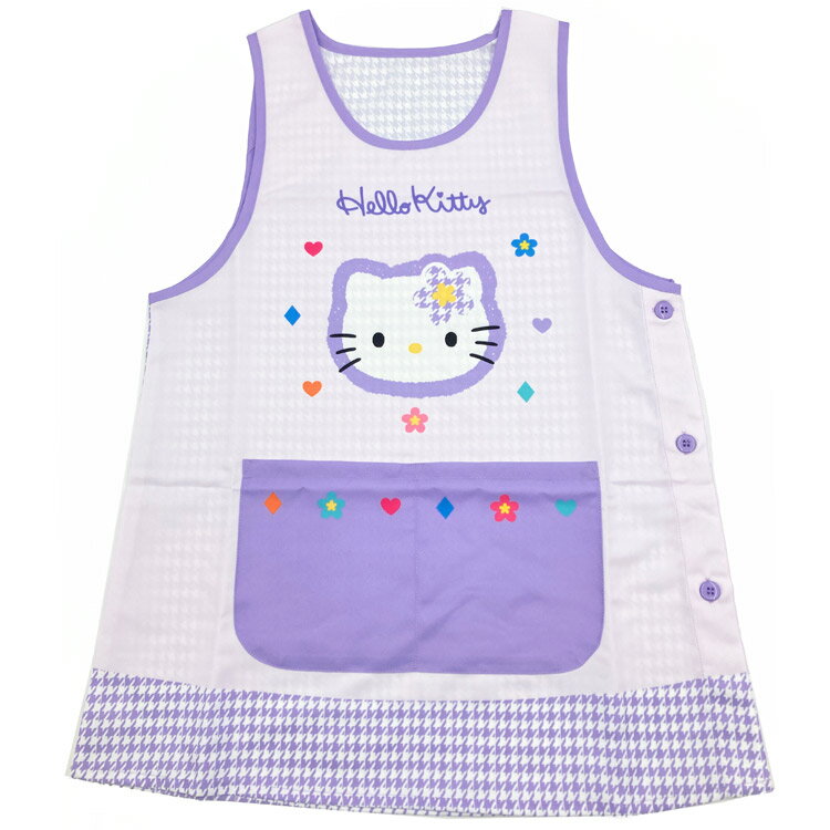ハローキティ 未使用 サンリオ ハローキティ エプロン バラ柄 大人用