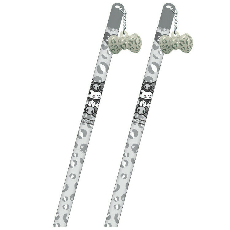 2本セット クロミ チャーム付き鉛筆2B丸 グレー 069496 ギャルアート ビッグリボン SANRIO サンリオキ..