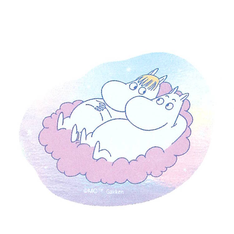 ムーミン ステッカー 雲 シール 目印 めじるし コレクション デコ デコレーション オーロラ 712109