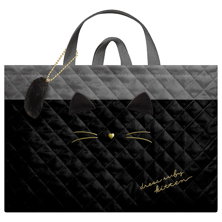 ネコ キルティングおけいこバッグ 336044 新学期 バッグ・雑貨コレクション ねこ 入学準備