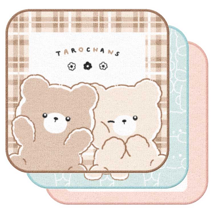 たろちゃんず 3枚組ミニタオル くまたろず 336211 新学期 バッグ・雑貨コレクション 入学準備