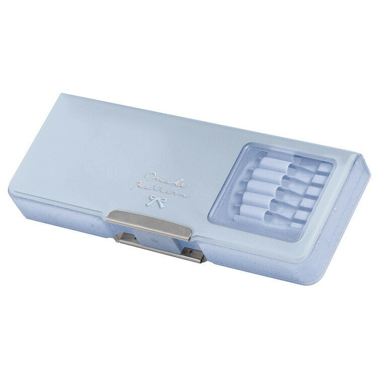 カルミエール 両面開きペンケース ブルー 337331 新学期 文具コレクション 入学準備