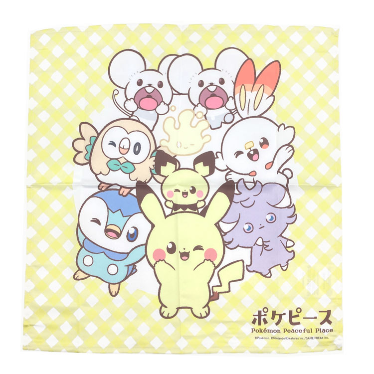 ポケットモンスター 大判ハンカチ3P 女児 897716 pokemon ポケモン
