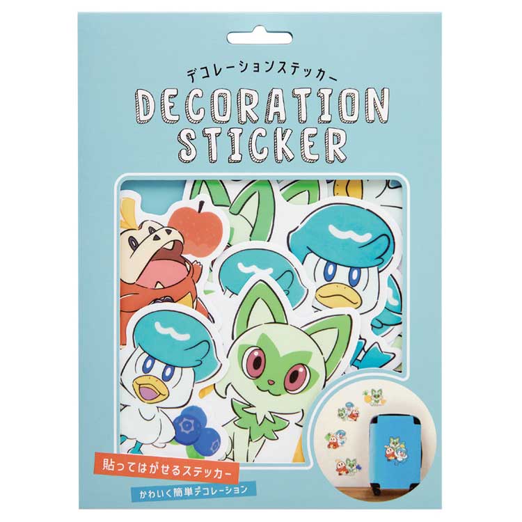 포켓몬스터 데코레이션 스티커 과일 블루 061728 문구구 컬렉션 pokemon 포켓몬
