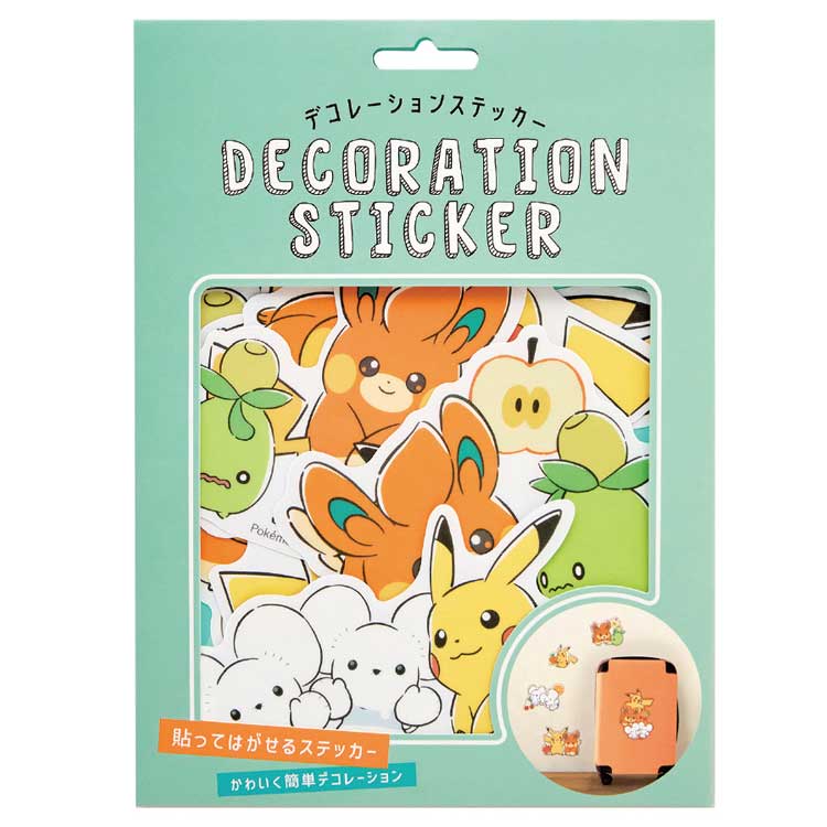 ポケットモンスター デコレーションステッカー フルーツ ミント 061742 文房具コレクション pokemon ポケモン(3)