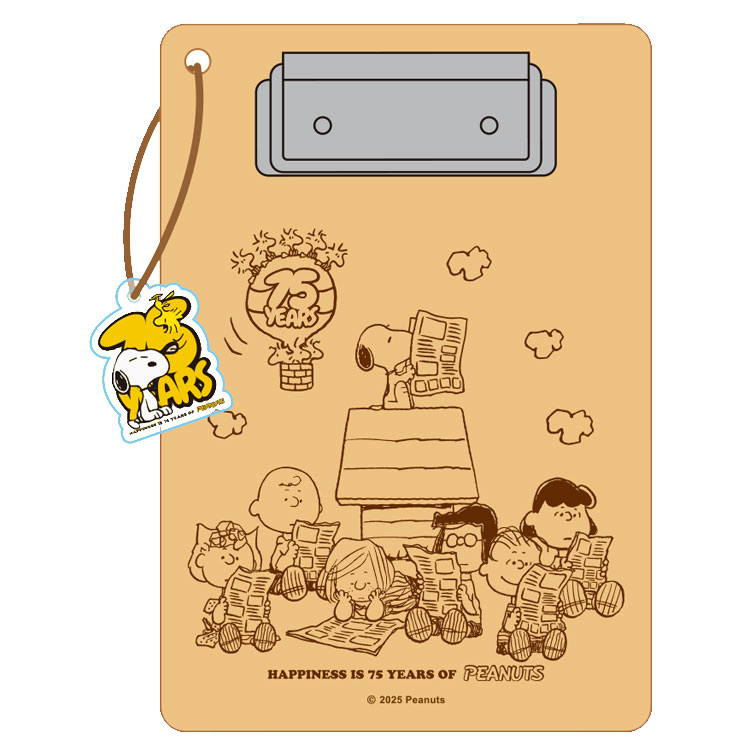 スヌーピー ウッドバインダー 404722 75周年 PEANUTS ピーナッツ