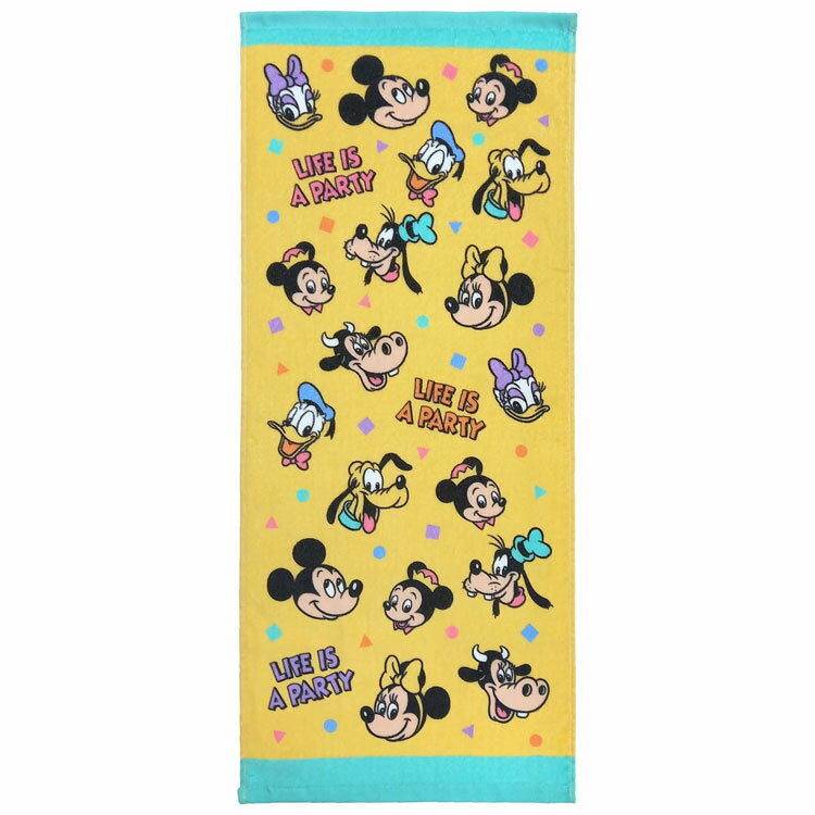 ミッキー&フレンズ フェイスタオル 092230 ウィークエンド Disney ディズニー