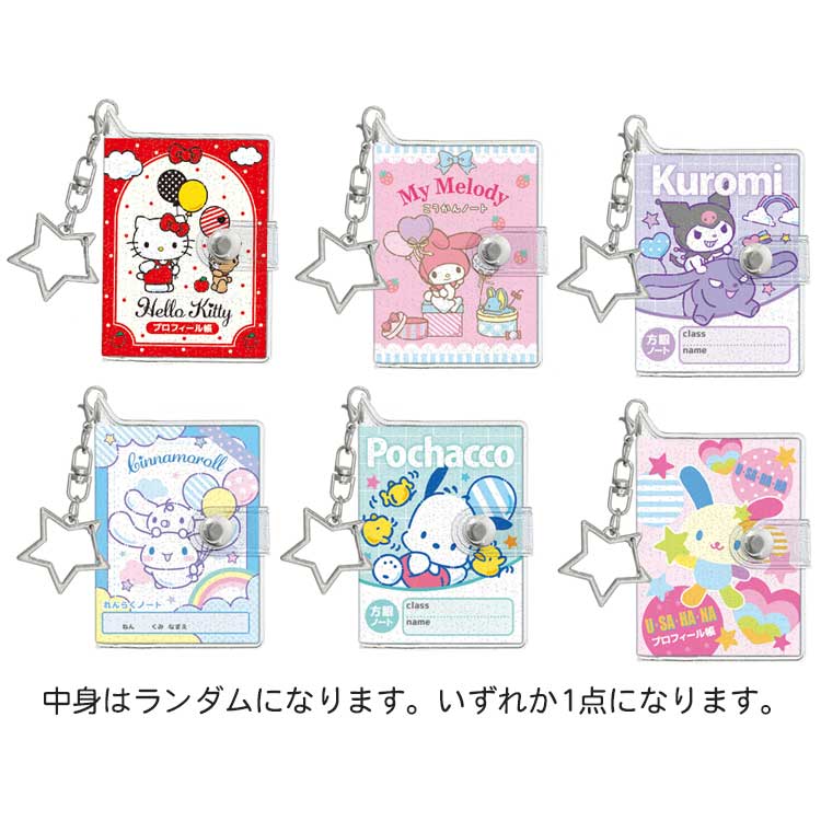 【中身はランダム】サンリオキャラクターズ トレーディングプチブックキーホルダー 069823 SANRIO...