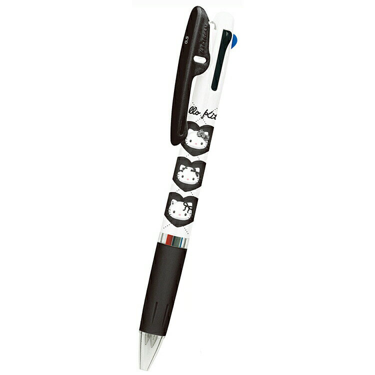 ハローキティ ジェットストリーム3色ボールペン0.5mm モノクロ 069793 SANRIO サンリオキャラクターズ