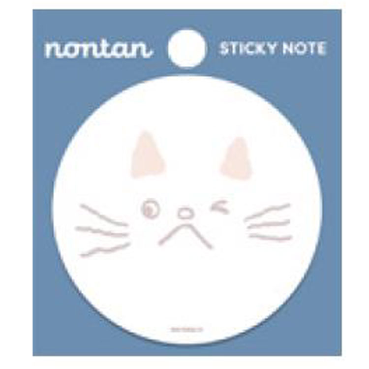 ノンタン IP903568 丸型付箋 ボール まてまてまて ブルー eHONTOMO えほんとも おかおアップ