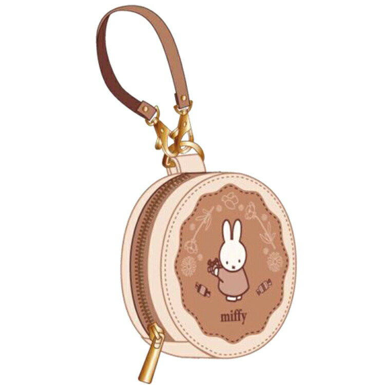 ミッフィー ラウンドマカロンポーチ チョコレート フローラ＆スイーツ 112194