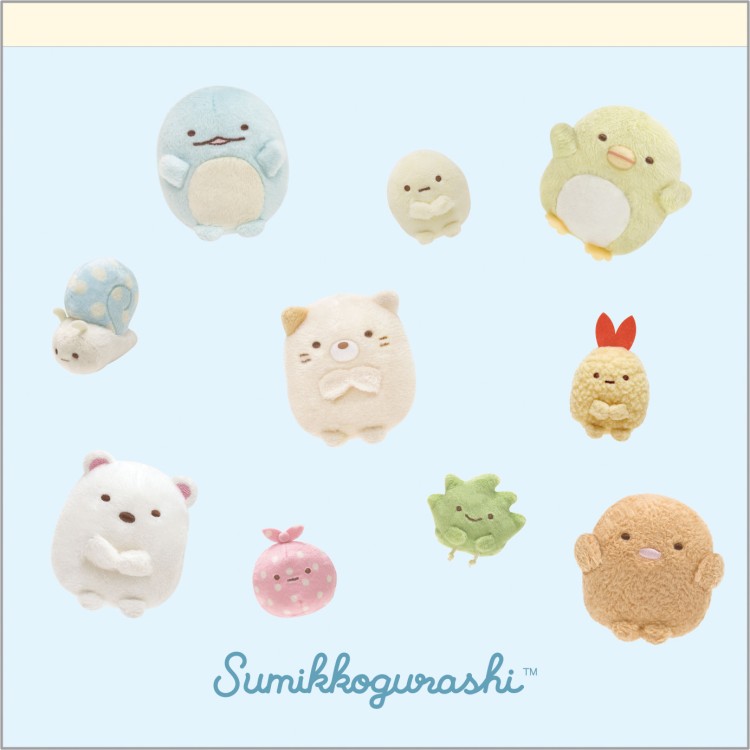 すみっコぐらし スクエアメモ ぬいフォトシリーズ ぬいぐるみ写真 メモ帳 正方形