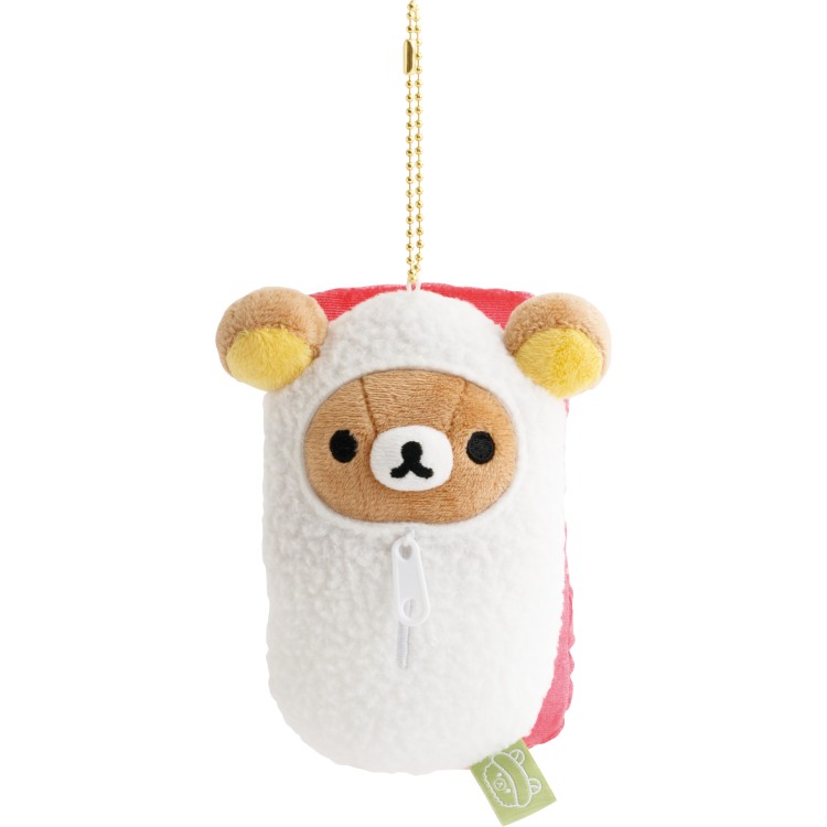 リラックマ おすしぶらさげぬいぐるみ リラックマ いつでもお寿司雑貨 まぐろ にぎり ぬいぐるみキーホルダー