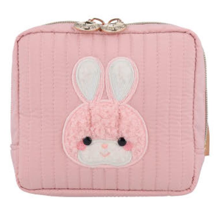 クリーミーうさぎ キルティングスクエアポーチ 963389 レトロぬいぐるみこれくしょん レトロ アニマル ..