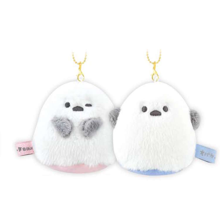 オバケーヌ ニコぬいキーホルダー エナガーヌ 2個 ぬいぐるみ 分けあえる マグネットでくっつく 327134(4.0)