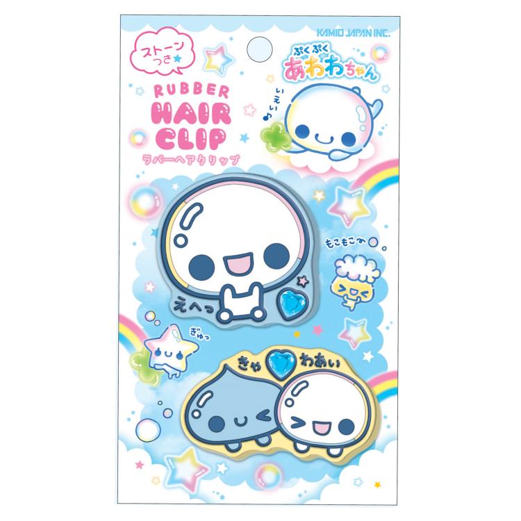 乐天商城 - ぷくぷくあわわちゃん ストーン付きヘアクリップ わあい 303034 平成レトロ Y2K