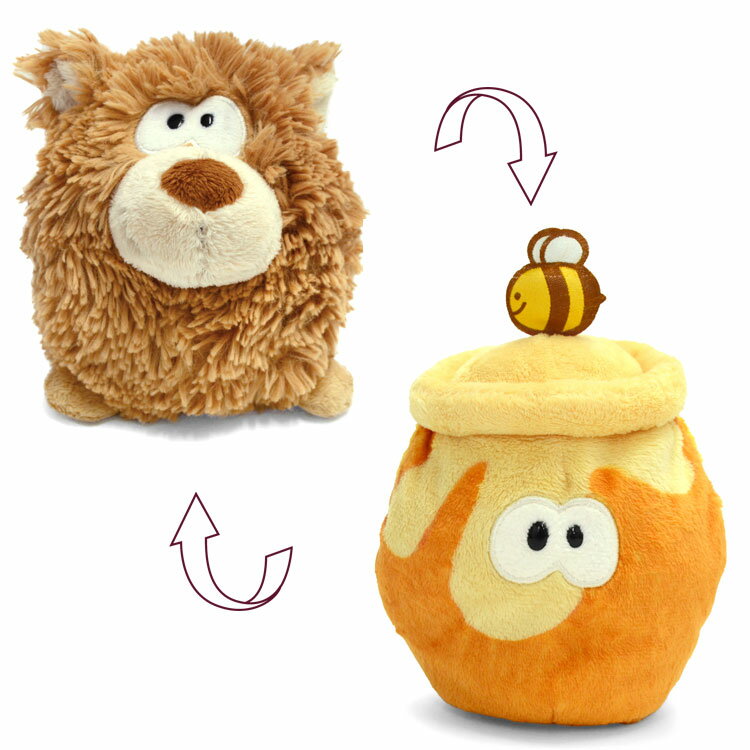 NICI ぬいぐるみ15cm ベア&ハニーポット Let me out レットミーアウト ニキ