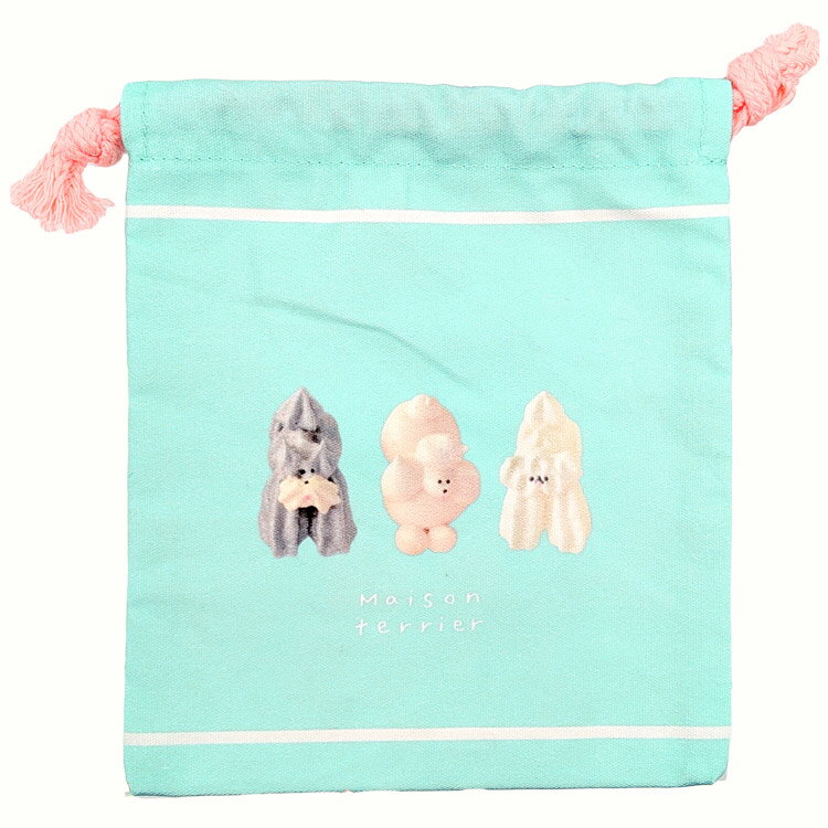 Maison terrier 巾着 メレンゲドッグ クリエイターズサーカス 009569
