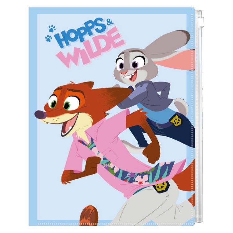 ズートピア ファスナー6Pファイル 走ってバディ 072939 Zootopia ディズニー映画