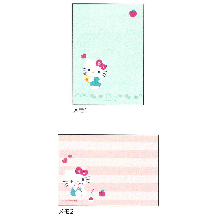 ハローキティ メモミニ 033440 ステショPastel SANRIO サンリオキャラクターズ