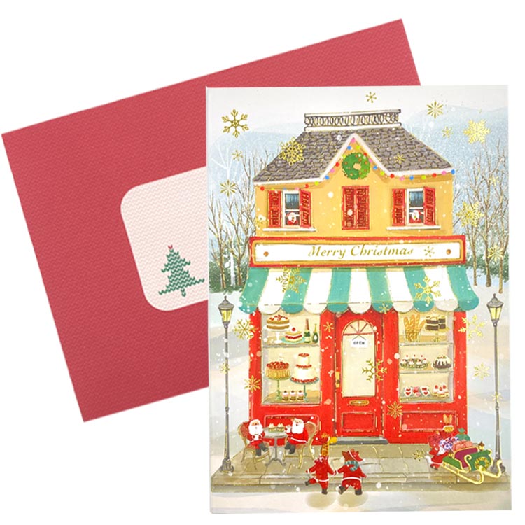 ミニサンタ XC-1000125025 ポップアップカード 091840 クリスマス Xmas